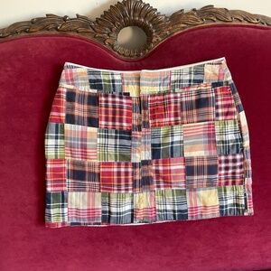 Lands End Canvas Madras Skirt